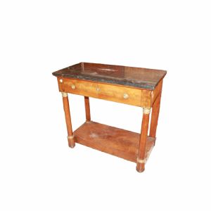 Large 19th Century Empire Mahogany Console
